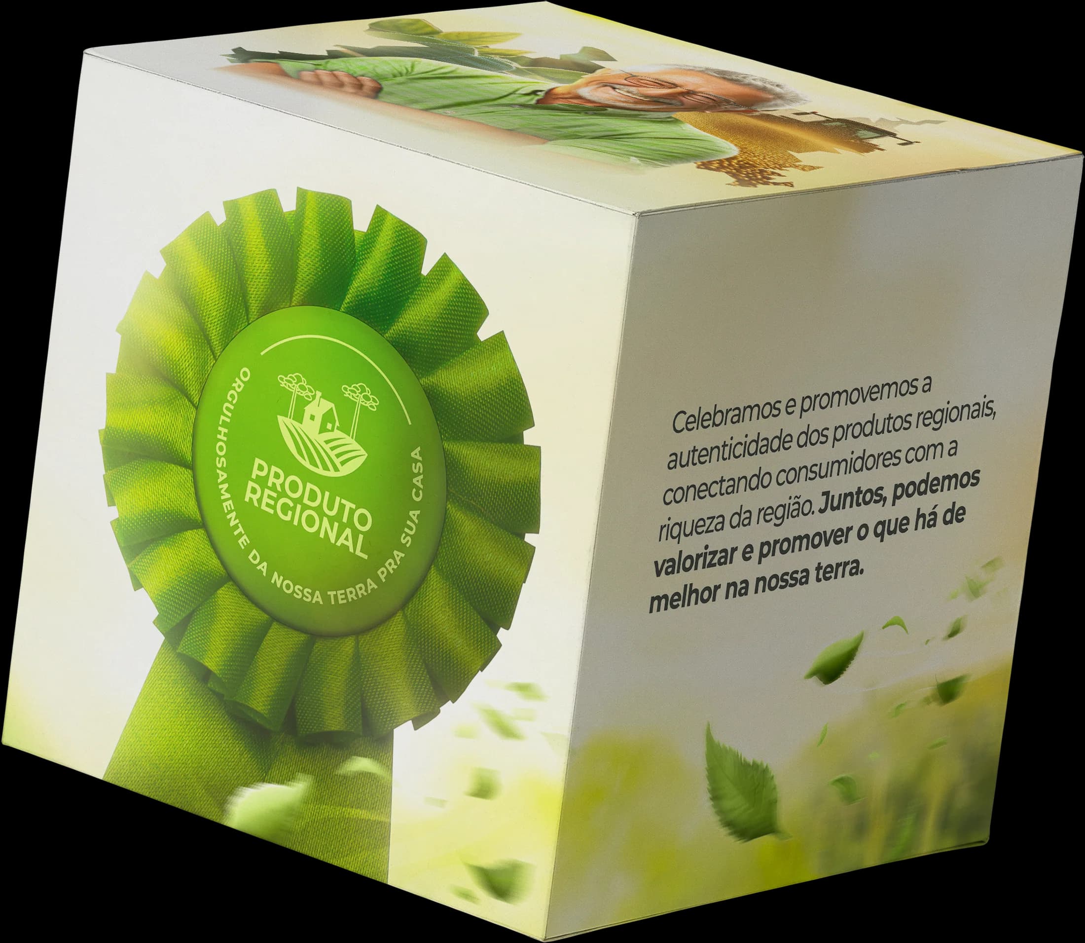 Embalagem da campanha Produto Regional