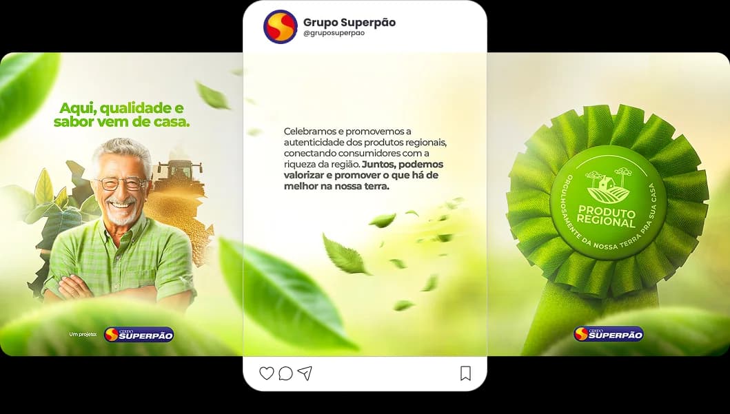 Carrossel para redes sociais da campanha